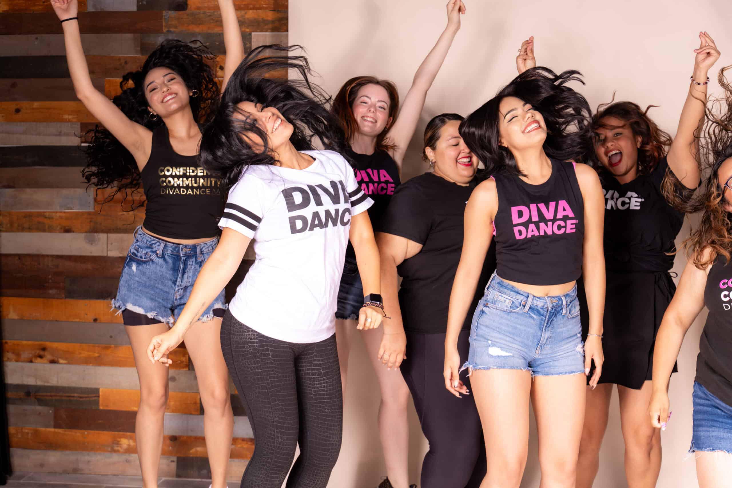 A group of young women celebrating a bachelorette party in Mexico City, posing for a photo.