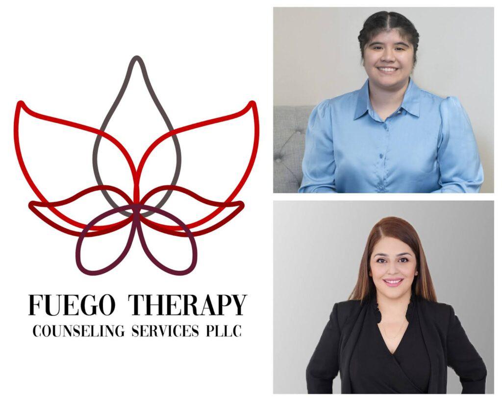 2 individuals and company logo