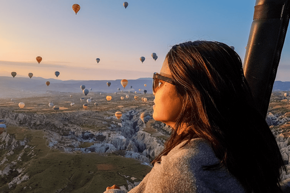 Cappadocia hot air balloon tour.