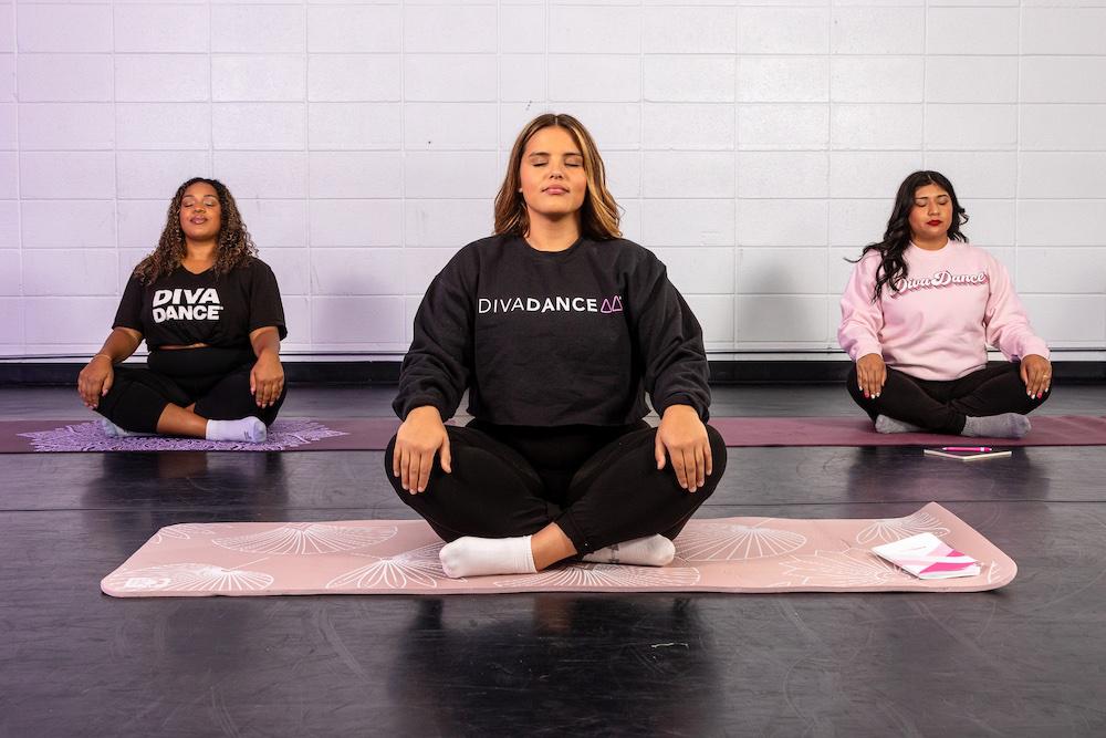 Women sitting at a DivaDance DanceRx class
